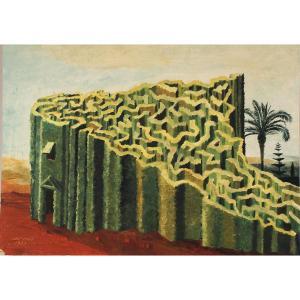 ENZO PATTI 1947,Il labirinto,1989,Galleria Sarno IT 2023-03-15