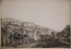 EPINAT Fleury 1764-1830,Vue de Tivoli avec le palais de Mécène,1792,Art Valorem FR 2024-03-21