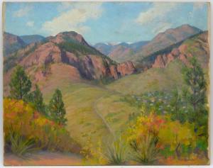 EPPERLY Richard RUH 1891-1973,Entrance to North Cheyenne Canyon, Colorado Spring,Burchard 2018-09-23