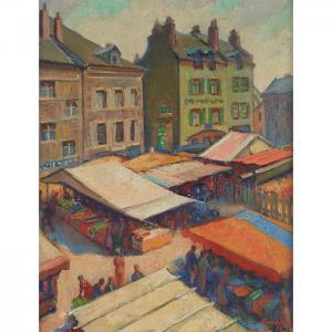 EPPERLY Richard RUH 1891-1973,Market Day,1962,Treadway US 2017-10-25