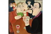 EPPLE Bruno 1931,Card Players,Kodner Galleries US 2015-10-28