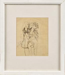 EPSTEIN Henri 1891-1944,Deux figures (recto) ; Étude de figures (verso),Osenat FR 2023-11-19