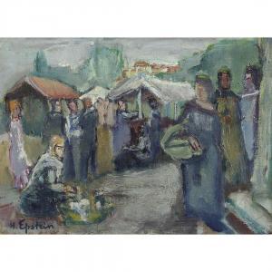 EPSTEIN Henri 1891-1944,Femmes au marché,Tajan FR 2023-12-08