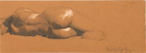 EPSTEIN Jehudo 1870-1945,Liegender weiblicher Akt,1915,Galerie Bassenge DE 2022-06-03