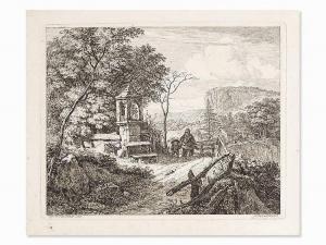 ERHARD Johann Christoph 1795-1822,Wood Collector with Boy,1817,Auctionata DE 2016-04-27
