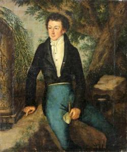 ERHARDT Georg Friedrich 1825-1881,Bildnis eines jungen Mannes,DAWO Auktionen DE 2012-02-14