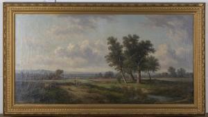ERHARDT Wilhelm 1815-1890,Landscape with Figures resting on a Wayside ,19th century,Tooveys Auction 2020-10-28