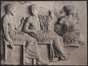 ERICHSEN Nelly,Greek bas reliefs of the Acropolis Museum: Nike an,1920,Galerie Bassenge 2017-05-31
