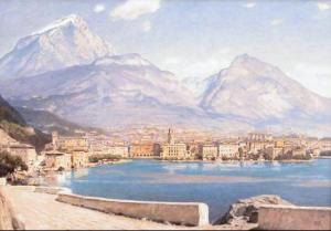 ERICK KIPS,Veduta di Riva del Garda, 1910-15 ca.,1910,Von Morenberg IT 2007-06-09