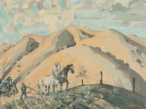 ERICKSON JOHN CLIFFORD 1907-1989,PLOWING THE FIELDS,Sloans & Kenyon US 2016-11-12