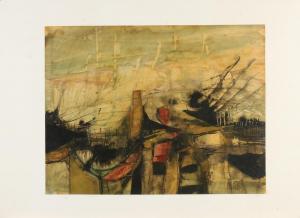 ERKELENS Frans Willem 1937,Abstract composition,1962,Twents Veilinghuis NL 2021-07-08