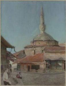 ERLER Franz 1883-1942,Moschee in Plowdiw,1904,Palais Dorotheum AT 2011-11-22