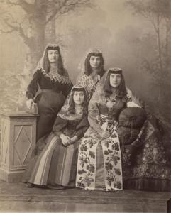 ERMAKOV Dimitri 1845-1915,Studio group portrait of women in national ,19th Century,Galerie Bassenge 2021-06-16