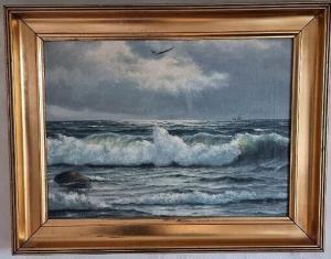 ERNLUND Frederik 1879-1957,Coast scenery,Bruun Rasmussen DK 2022-01-20