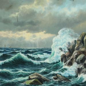 ERNLUND Frederik 1879-1957,Seacape,Bruun Rasmussen DK 2015-04-06