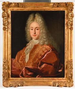 ERNOU PIERRE 1665-1750,Portrait de jeune homme en buste,Osenat FR 2024-03-30