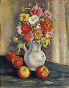 ERNST M 1900-1900,Stillleben mit Blumen und Früchten,Palais Dorotheum AT 2013-06-06