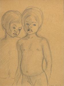 ERNST Max 1891-1976,Deux enfants,1924,Artcurial | Briest - Poulain - F. Tajan FR 2024-04-04