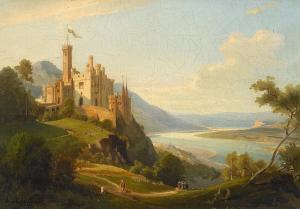 ERNST von Otto 1853-1925,Burg Stolzenfels und das Rheintal,Van Ham DE 2012-10-24