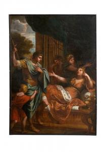 ERRARD II Charles 1606-1680,La rencontre de Marc-Antoine et Cléopâtre,Aguttes FR 2023-11-08