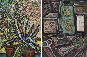 ERSHOV Igor 1916-1985,Still life with potted plants,1961,Christie's GB 2009-06-09