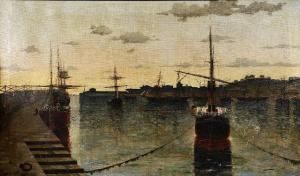 ESCALERA Pio 1850,Ships moored in a harbour,1882,Mallams GB 2016-03-09