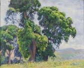 ESCANDON Ramos 1900-1900,"Paysage estival avec arbres dans la campagne",Dogny Auction CH 2011-12-06