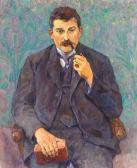 ESCHER 1900-1900,Portrait eines sitzenden Herren,Zeller DE 2009-09-17
