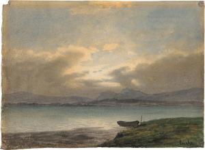 ESCHKE Hermann 1823-1900,Abendstimmung an der schottischen Küste,1880,Galerie Bassenge DE 2022-12-02