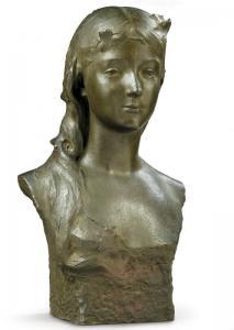 ESCOULA Jean 1851-1911,Buste de jeune fille,Millon & Associés FR 2008-04-04
