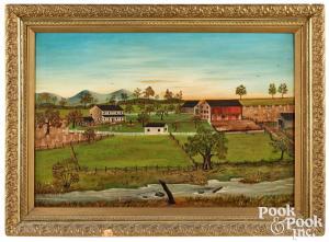ESHELMAN Franklin H. 1800-1900,The Snyder Farm,1895,Pook & Pook US 2023-05-04