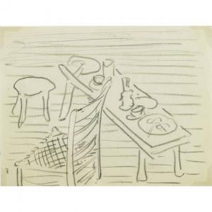 ESHERICK Wharton Harris 1887-1970,Three drawings of Esherick's st,1930,Rago Arts and Auction Center 2012-02-26
