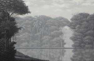 ESPINOSA FRUTOS Luis Antonio 1974,Paisaje en Armon Ã&shy;a Gris,2016,FAAM Miami US 2019-02-19