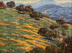 ESPOY Angel 1879-1963,California landscape with poppies,John Moran Auctioneers US 2017-01-24
