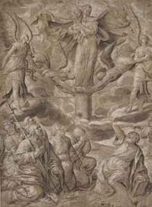 ESQUERT PABLO 1559-1576,Apparition de la Vierge du Pilier à saint Jacques ,Christie's GB 2014-03-26