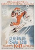 ESTESO Ruiz,CAMPEONATOS DE ESPANA DE ESQUI,1947,Christie's GB 2014-01-22
