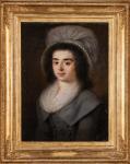 ESTEVE Y MARQUES Agustin 1753-1809,Retrato de dama con toca blanca,Goya Subastas ES 2020-09-17