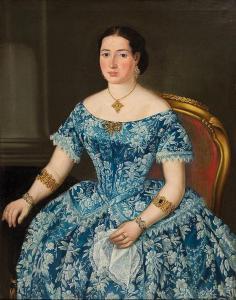 ESTRADA José María 1810-1865,Da. Antonia de Pardo García Malavier,1853,La Suite ES 2017-07-06
