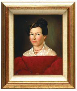 ESTRADA José María 1810-1865,Retrato de dama,Morton Subastas MX 2009-08-13