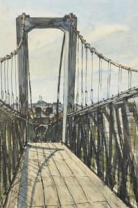 ETCHELLS Frederick 1886-1973,The Bridge,John Nicholson GB 2018-05-23