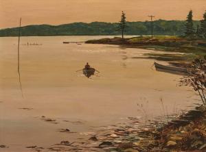 ETNIER Stephen Morgan 1903-1984,Winnegance Bay, Maine,1965,Grogan & Co. US 2023-10-28