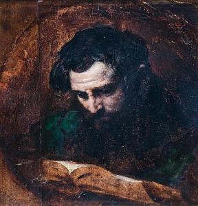 ETTY William 1787-1849,Portrait of a man reading a book,Martel Maides GB 2013-04-24