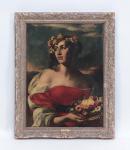 ETTY William 1787-1849,Portrait of a young maiden,Kamelot Auctions US 2023-01-19