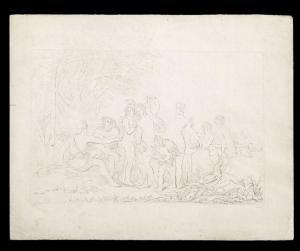 ETTY William 1787-1849,The Judgment of Paris,New Orleans Auction US 2013-01-19