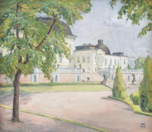 EUGEN OF SWEDEN Prince 1865-1947,Drottningholm från allén,1927,Uppsala Auction SE 2023-12-12