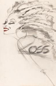 EULA Joe 1925-2004,Diana Ross,1983,Swann Galleries US 2022-08-18