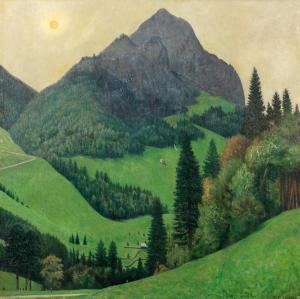 EURICH Richard Ernest 1903-1992,Swiss Landscape,1971,Bonhams GB 2018-11-14