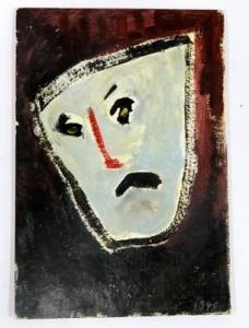 EUROPEAN SCHOOL,ABSTRACT PORTRAIT,1945,William J. Jenack US 2017-12-28