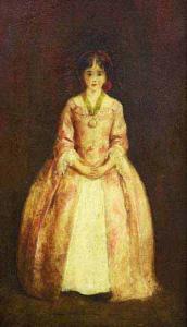 EUROPEAN SCHOOL,Full Length Portrait of a Young Lady,Arthur James US 2007-10-02