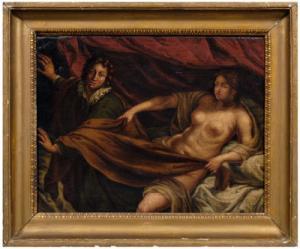 EUROPEAN SCHOOL,Joseph fleeing from Potiphar's wife, unsigned,Brunk Auctions US 2008-07-12